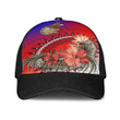 1sttheworld Mesh Back Cap - American Samoa Hibiscus Polynesian Mesh Back Cap | 1sttheworld
