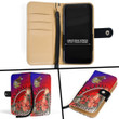 1sttheworld Wallet Phone Case - American Samoa Turtle Hibiscus Ocean Wallet Phone Case A95