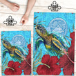 1sttheworld Jigsaw Puzzle - American Samoa Turtle Hibiscus Ocean Jigsaw Puzzle A95