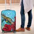 1sttheworld Luggage Covers - Chuuk Turtle Hibiscus Ocean Luggage Covers | 1sttheworld
