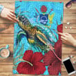 1sttheworld Jigsaw Puzzle - Cook Islands Turtle Hibiscus Ocean Jigsaw Puzzle | 1sttheworld

