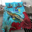 1sttheworld Bedding Set - Turtle Hibiscus Ocean Bedding Set A95