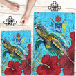 1sttheworld Jigsaw Puzzle - Turtle Hibiscus Ocean Jigsaw Puzzle A95