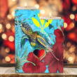 1sttheworld Candle Holder - Hawaii Turtle Hibiscus Ocean Candle Holder | 1sttheworld
