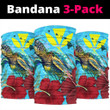 1sttheworld Bandana - Hawaii Turtle Hibiscus Ocean Bandana | 1sttheworld
