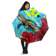 1sttheworld - Hawaii Turtle Hibiscus Ocean Umbrellas | 1sttheworld
