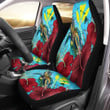 1sttheworld Car Seat Covers - Hawaii Turtle Hibiscus Ocean Car Seat Covers | 1sttheworld
