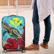 1sttheworld Luggage Covers - Hawaii Turtle Hibiscus Ocean Luggage Covers | 1sttheworld
