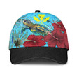 1sttheworld Classic Cap - Hawaii Turtle Hibiscus Ocean Classic Cap | 1sttheworld
