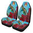 1sttheworld Car Seat Covers - Kiribati Turtle Hibiscus Ocean Car Seat Covers A95