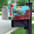 1sttheworld Mailbox Cover - Kiribati Turtle Hibiscus Ocean Mailbox Cover A95