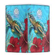 1sttheworld Women's Leather Wallet - Marshall Islands Turtle Hibiscus Ocean Women's Leather Wallet A95