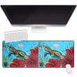1sttheworld Mouse Mat - Marshall Islands Turtle Hibiscus Ocean Mouse Mat A95