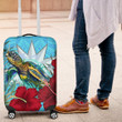 1sttheworld Luggage Covers - Nauru Turtle Hibiscus Ocean Luggage Covers | 1sttheworld
