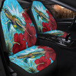 1sttheworld Car Seat Covers - Nauru Turtle Hibiscus Ocean Car Seat Covers A95