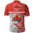 1sttheworld Sport - Canada Football 2022 Sporty Style Polo Shirt Broken A35