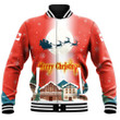 1sttheworld Xmas Clothing - Canada Baseball Jacket Merry Christmas A95