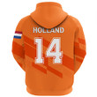 1sttheworld Clothing - Netherlands Special Soccer Jersey Style - Zip Hoodie A95 | 1sttheworld