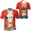 1sttheworld Xmas Clothing - Canada Polo Shirt Merry Christmas A95 | 1sttheworld