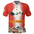 1sttheworld Xmas Clothing - Canada Polo Shirt Merry Christmas A95