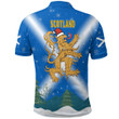 1sttheworld Xmas Clothing - Scotland Polo Shirt Merry Christmas A95