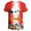 1sttheworld Xmas Clothing - Canada T-Shirt Merry Christmas A95