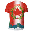 1sttheworld Xmas Clothing - Canada T-Shirt Merry Christmas A95
