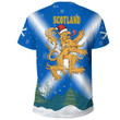 1sttheworld Xmas Clothing - Scotland T-Shirt Merry Christmas A95