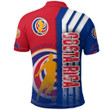 1sttheworld Sport - Costa Rica Soccer Polo Shirts A35