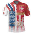 1sttheworld Sport - Serbia Soccer Polo Shirts A35