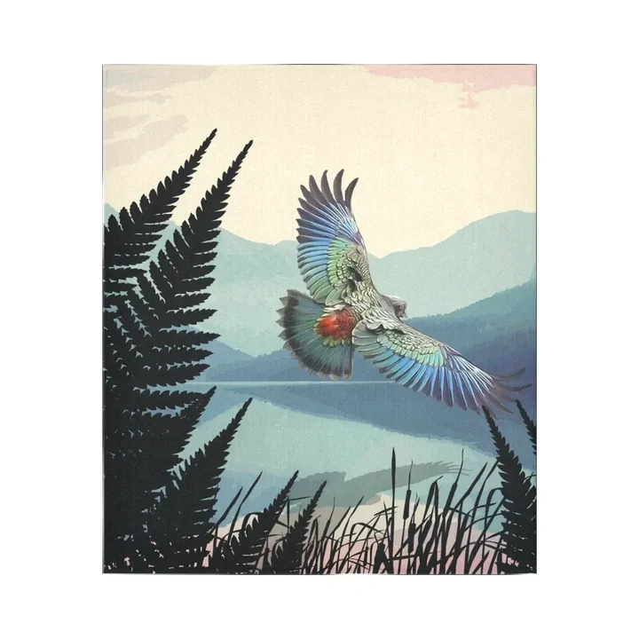 New Zealand Kea Bird Tapestry