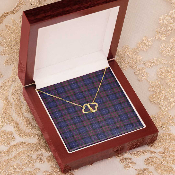 1sttheworld Jewelry - Pride Of Scotland Tartan Everlasting Love Necklace A7 | 1sttheworld
