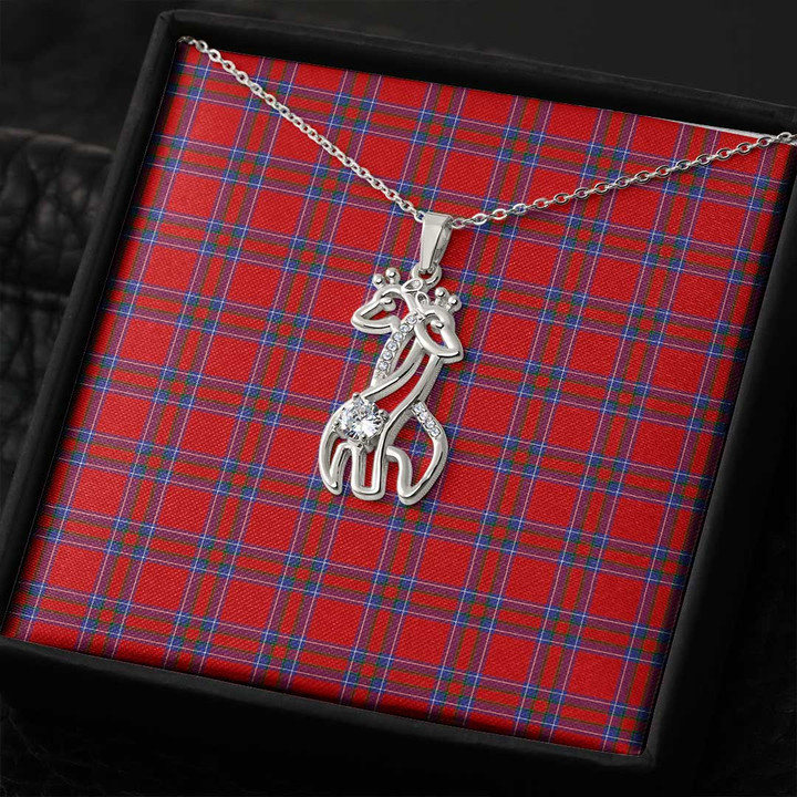 1sttheworld Jewelry - Inverness District Graceful Love Giraffe Necklace A7 | 1sttheworld
