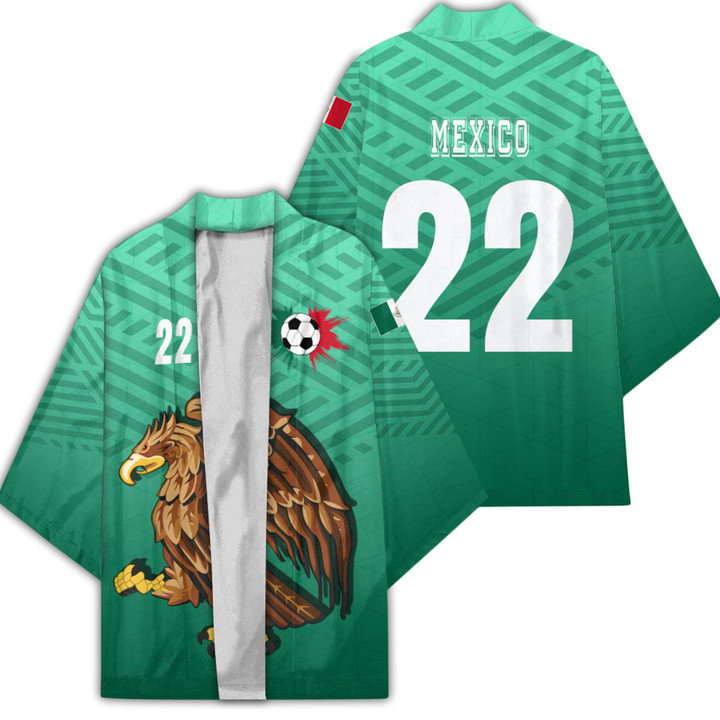 1sttheworld Clothing - Mexico Soccer Jersey Style - Kimono A95 | 1sttheworld