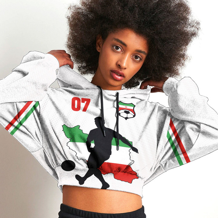 1sttheworld Clothing - Mexico Soccer Jersey Style Violet - Croptop Hoodie A95 | 1sttheworld