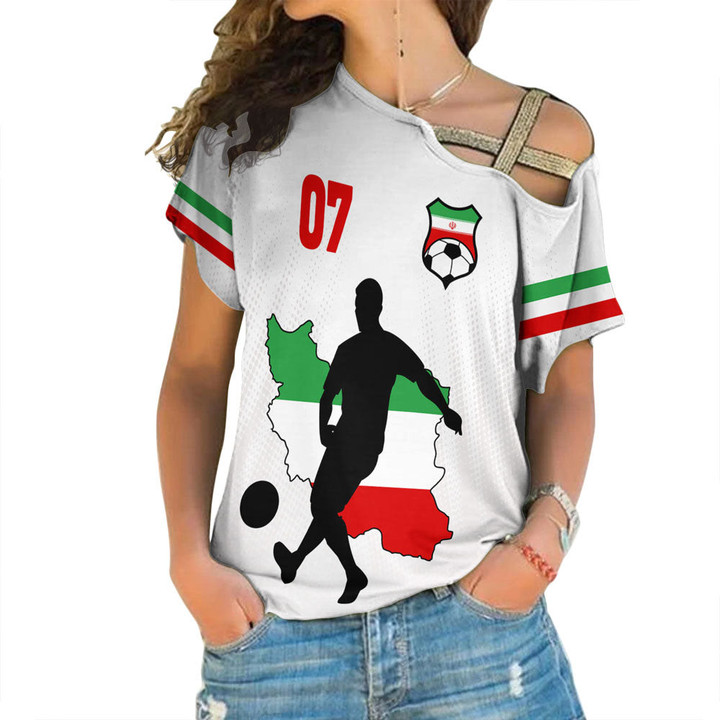 1sttheworld Clothing - Mexico Soccer Jersey Style Violet - One Shoulder Shirt A95 | 1sttheworld