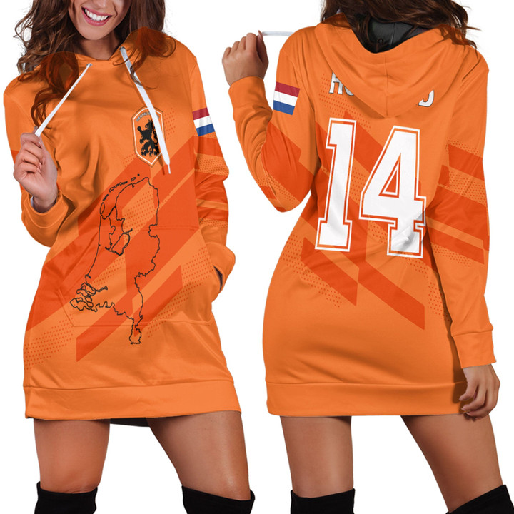 1sttheworld Clothing - Netherlands Special Soccer Jersey Style - Hoodie Dress A95 | 1sttheworld