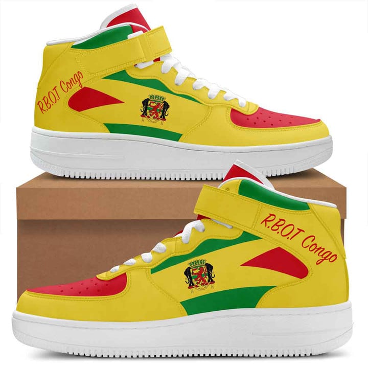 1sttheworld FootWear - Republic of the Congo NAF Shoes A35