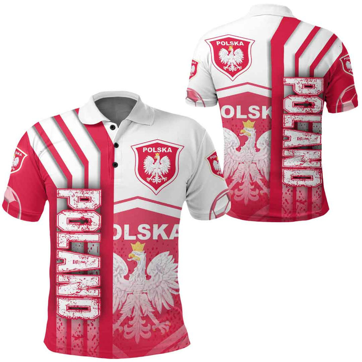 1sttheworld Sport - Poland Soccer Polo Shirts A35
