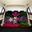 Kanaka Maoli (Hawaiian) Back Car Seat Covers - Polynesian Plumeria Banana Leaves Pink A02