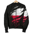 Poland In Me Men's Bomber Jacket - Special Grunge Style A31