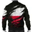Poland In Me Men's Bomber Jacket - Special Grunge Style A31