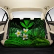 Kanaka Maoli (Hawaiian) Back Car Seat Covers - Polynesian Plumeria Banana Leaves Green A02