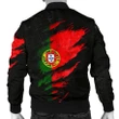 Portugal In Me Men's Bomber Jacket - Special Grunge Style A31