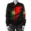 Portugal In Me Women's Bomber Jacket - Special Grunge Style A31