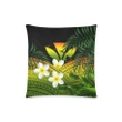 Kanaka Maoli (Hawaiian) Pillow Cases, Polynesian Plumeria Banana Leaves Reggae A02