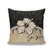 (Custom) Polynesian Pillow Cases Hibiscus Personal Signature | Love The World