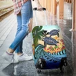 Kanaka Maoli (Hawaiian) Luggage Covers - Polynesian Turtle Coconut Tree And Plumeria | Love The World