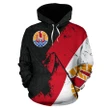 Tahiti Special Grunge Flag Pullover Hoodie | Clothing | Love The World