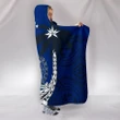 Samoa Polynesian Coconut Hooded Blanket (Blue) A02 | Love The World